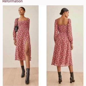 NEW Reformation Cello Dress